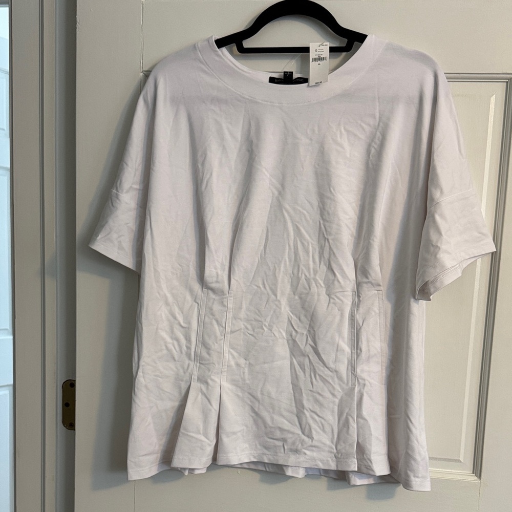 Banana Republic fitted pleated t shirt